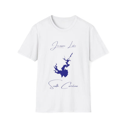 South  Carolina  Jocassee  Lake  T-shirt  front  position  view  from  front  white.webp
