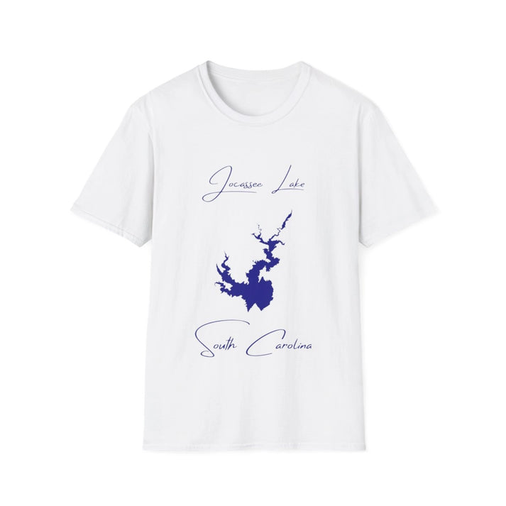 South  Carolina  Jocassee  Lake  T-shirt  front  position  view  from  front  white.webp