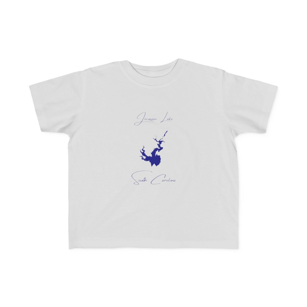 South  Carolina  Jocassee  Lake  Toddler  T-shirt  front  position  view  from  front  silver.webp