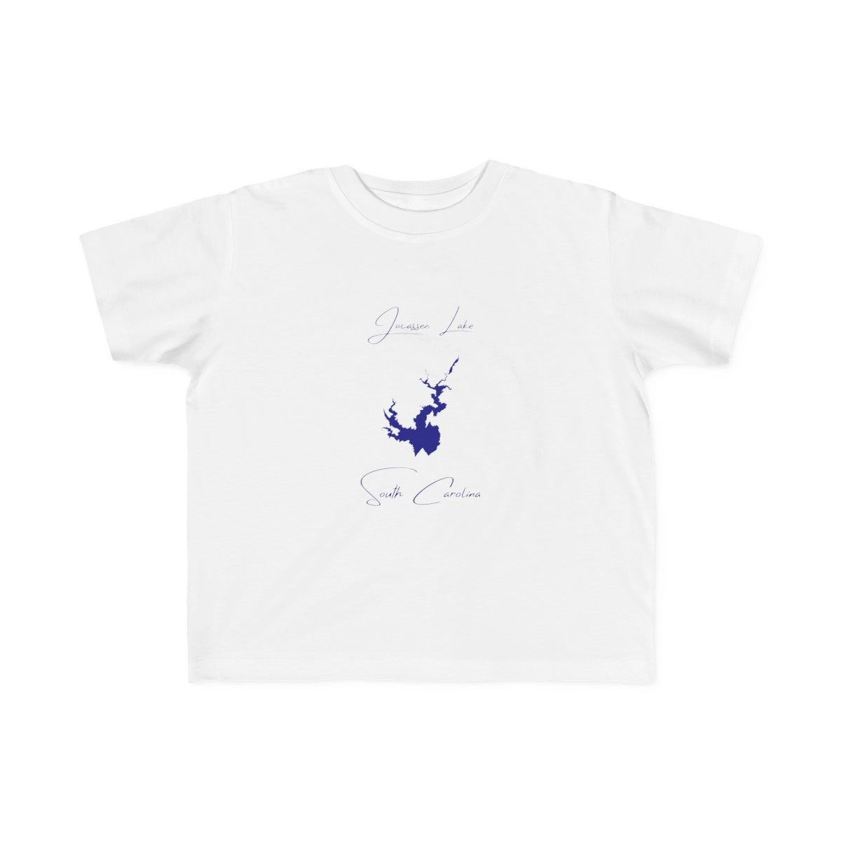 South  Carolina  Jocassee  Lake  Toddler  T-shirt  front  position  view  from  front  white.webp