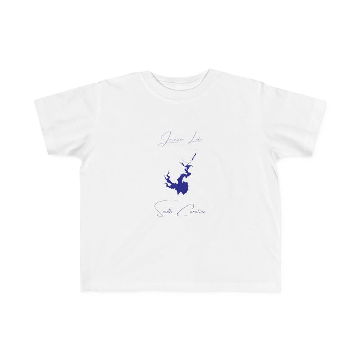 South  Carolina  Jocassee  Lake  Toddler  T-shirt  front  position  view  from  front  white.webp