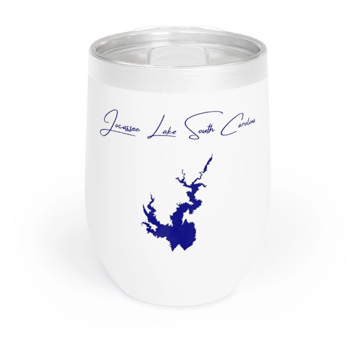 South  Carolina  Jocassee  Lake  Wine  Tumbler  front  position  view  from  front  white.webp