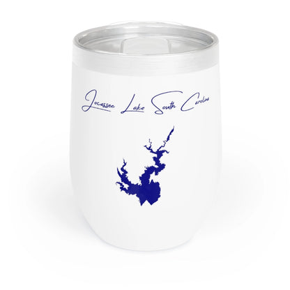 South  Carolina  Jocassee  Lake  Wine  Tumbler  front  position  view  from  front  white.webp