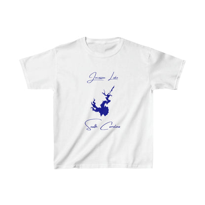 South  Carolina  Jocassee  Lake  Youth  T-shirt  front  position  view  from  front  white.webp