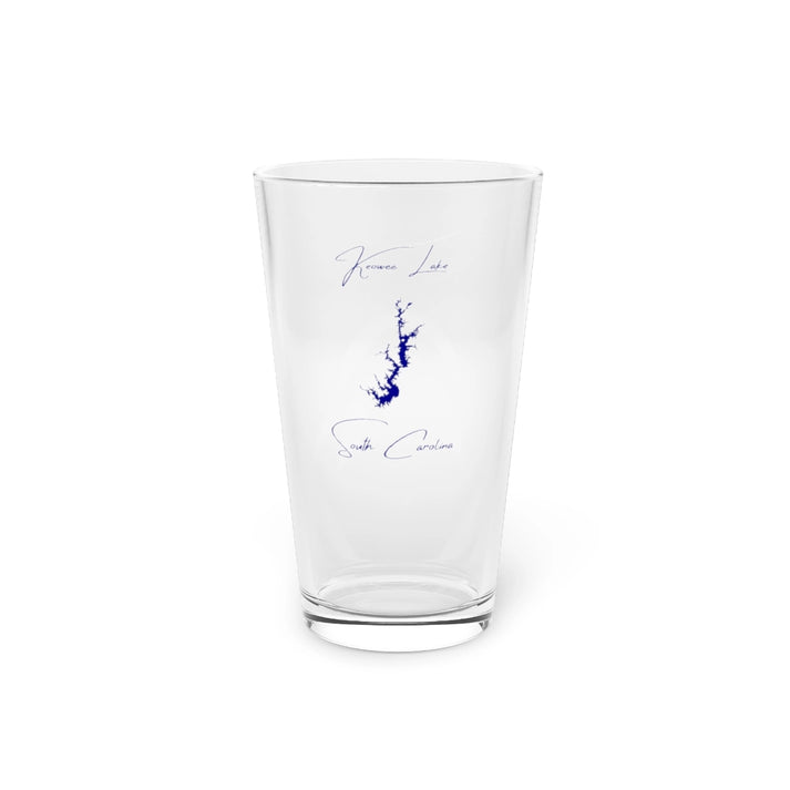 South  Carolina  Keowee  Lake  16oz  Pint  Glass  front  position  view  from  front  16oz.webp