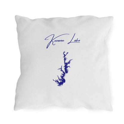 South  Carolina  Keowee  Lake  Outdoor  Pillow  back  position  view  from  back  18  x  18.webp