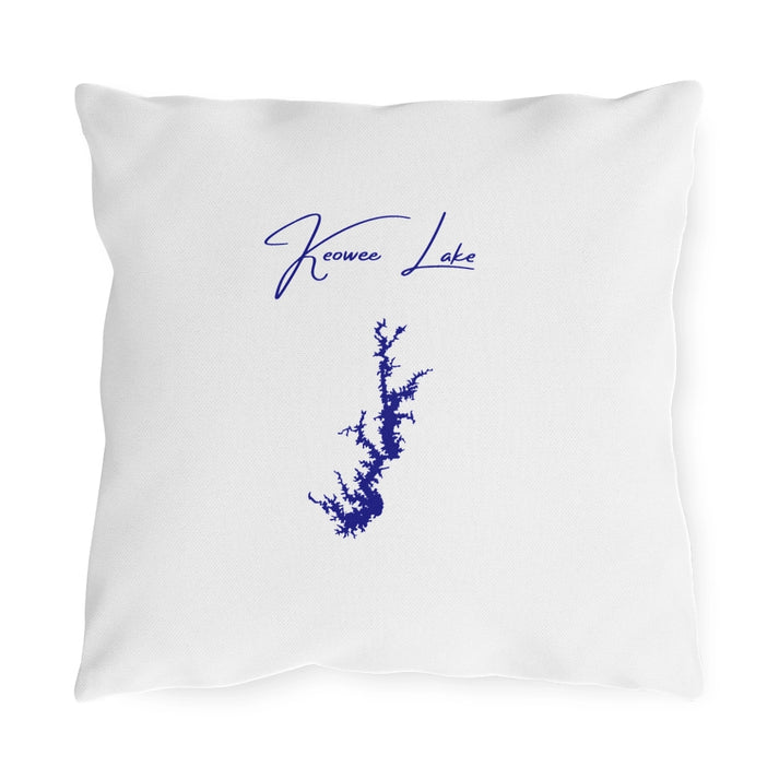South  Carolina  Keowee  Lake  Outdoor  Pillow  front  position  view  from  front  16  x  16.webp