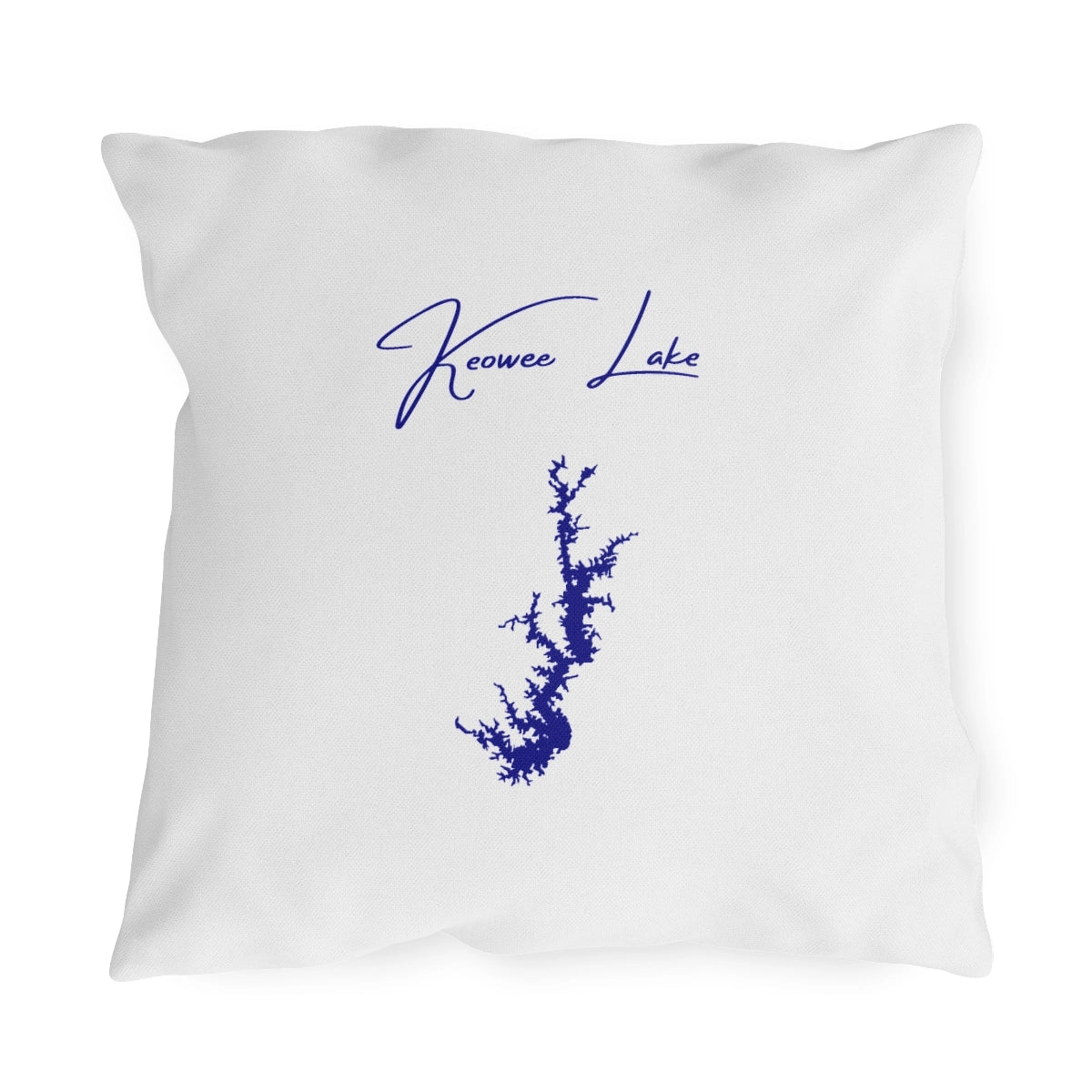 South  Carolina  Keowee  Lake  Outdoor  Pillow  front  position  view  from  front  18  x  18.webp