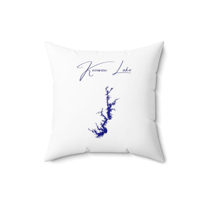 South  Carolina  Keowee  Lake  Pillow  front  position  view  from  back  16  x  16.webp