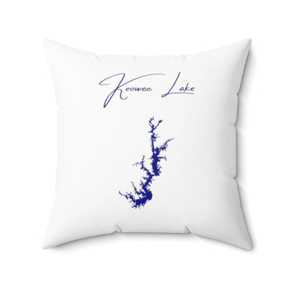 South  Carolina  Keowee  Lake  Pillow  front  position  view  from  back  20  x  20.webp