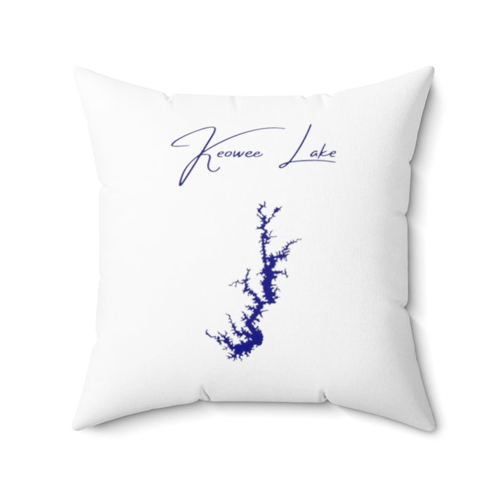 South  Carolina  Keowee  Lake  Pillow  front  position  view  from  back  20  x  20.webp