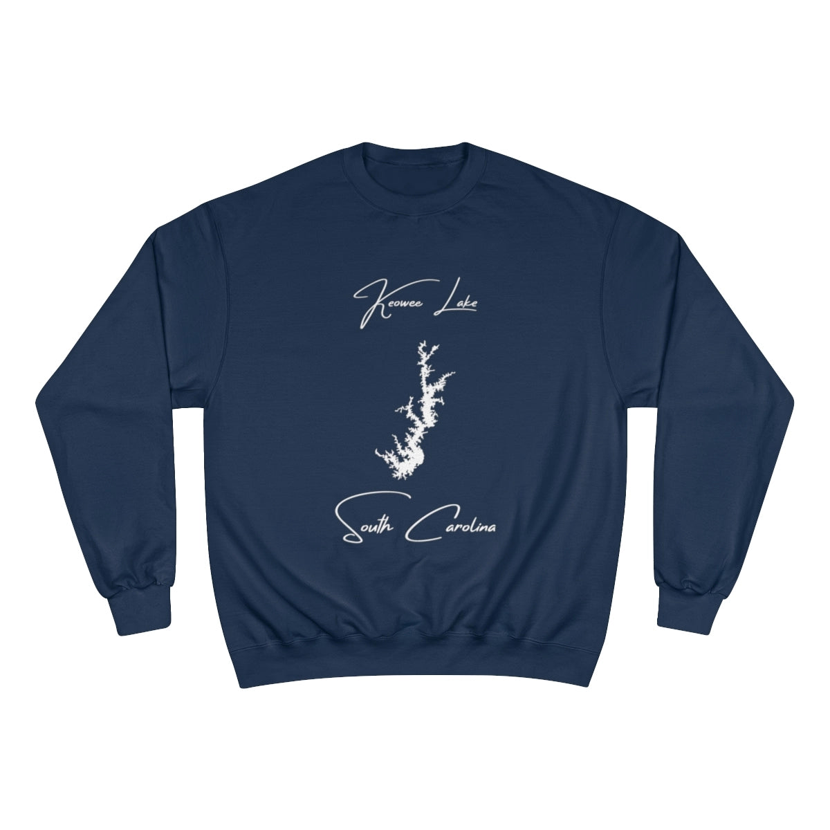 South  Carolina  Keowee  Lake  Sweatshirt  front  position  view  from  front  navy.webp