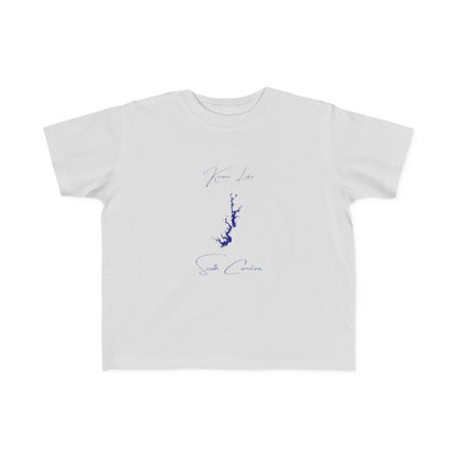 South  Carolina  Keowee  Lake  Toddler  T-shirt  front  position  view  from  front  silver.webp