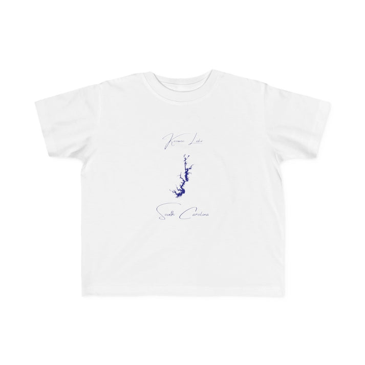 South  Carolina  Keowee  Lake  Toddler  T-shirt  front  position  view  from  front  white.webp
