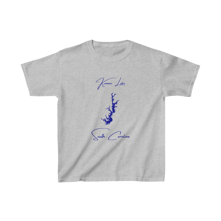South  Carolina  Keowee  Lake  Youth  T-shirt  front  position  view  from  front  sport  grey.webp