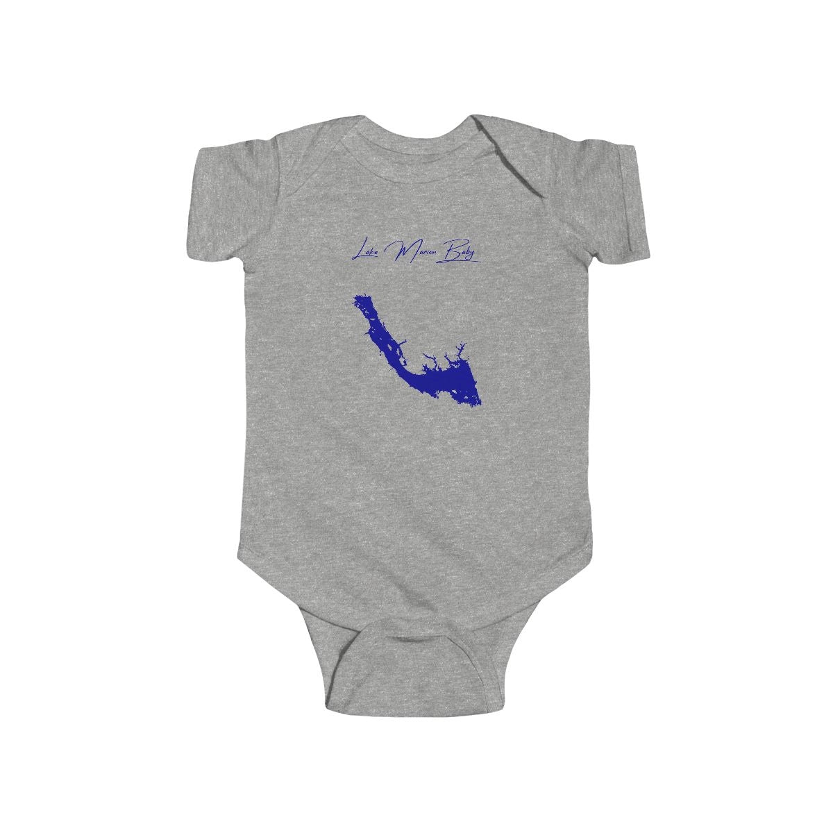 South  Carolina  Lake  Marion  Onesie  front  position  view  from  front  heather.webp