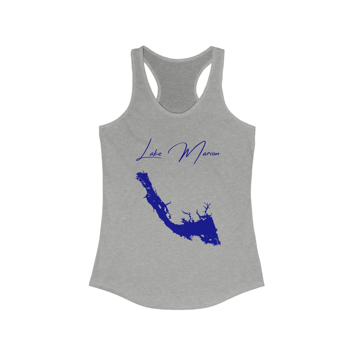 South  Carolina  Lake  Marion  Racerback-Tank  front  position  view  from  front  heather  grey.webp