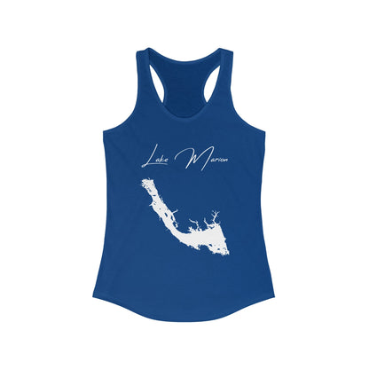 South  Carolina  Lake  Marion  Racerback-Tank  front  position  view  from  front  solid  royal.webp