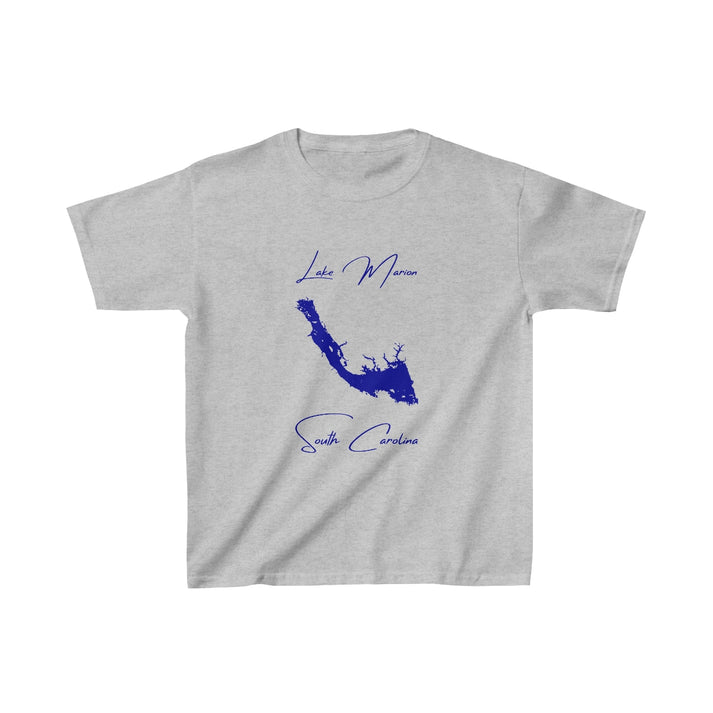 South  Carolina  Lake  Marion  Youth  T-shirt  front  position  view  from  front  sport  grey.webp