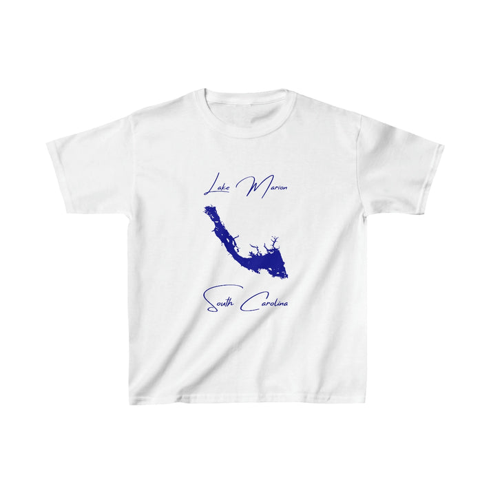 South  Carolina  Lake  Marion  Youth  T-shirt  front  position  view  from  front  white.webp