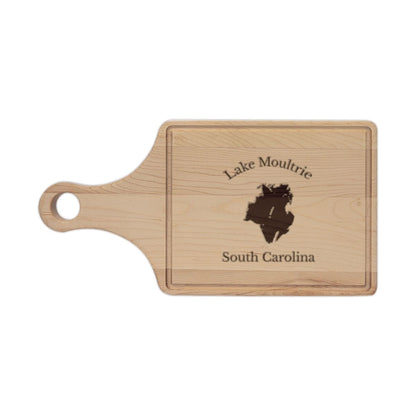 South  Carolina  Lake  Moultrie  Engraved  Cutting  Board  front  position  view  from  front  maple.webp