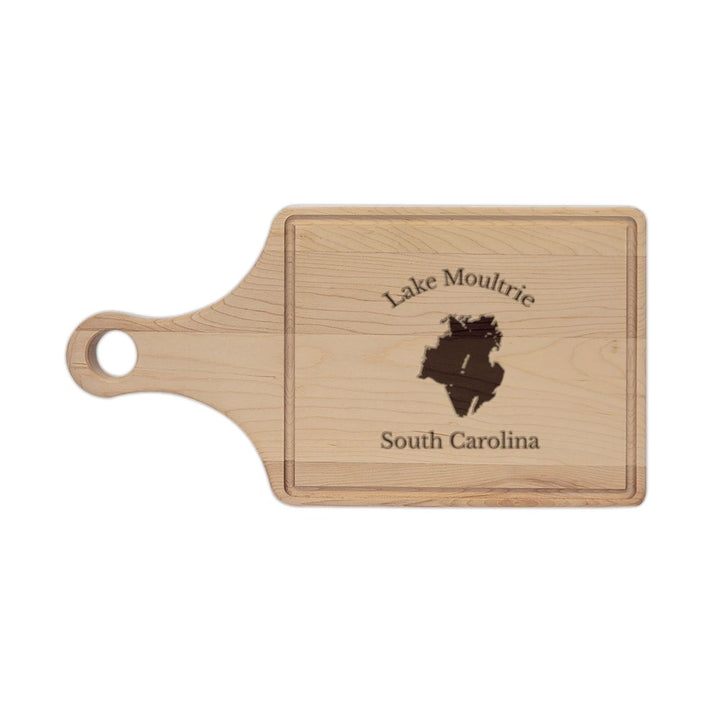 South  Carolina  Lake  Moultrie  Engraved  Cutting  Board  front  position  view  from  front  maple.webp