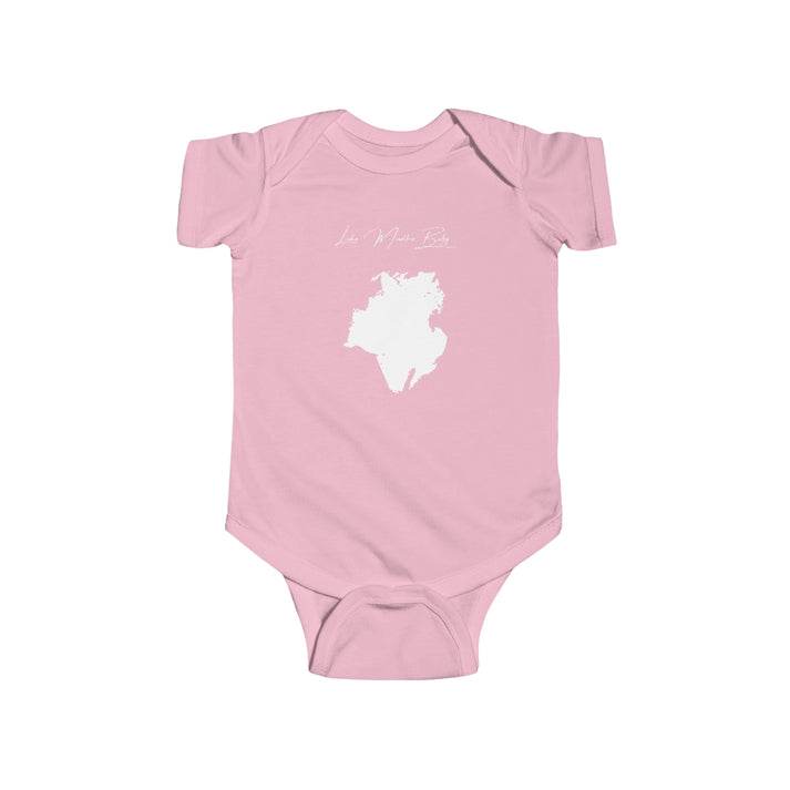 South  Carolina  Lake  Moultrie  Onesie  front  position  view  from  front  pink.webp