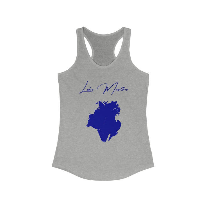 South  Carolina  Lake  Moultrie  Racerback-Tank  front  position  view  from  front  heather  grey.webp