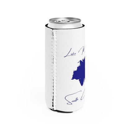 South  Carolina  Lake  Moultrie  Slim  Can  Koozie  all  position  view  from  right  white.webp