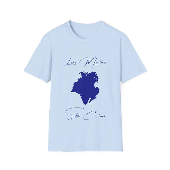 South  Carolina  Lake  Moultrie  T-shirt  front  position  view  from  front  light  blue.webp