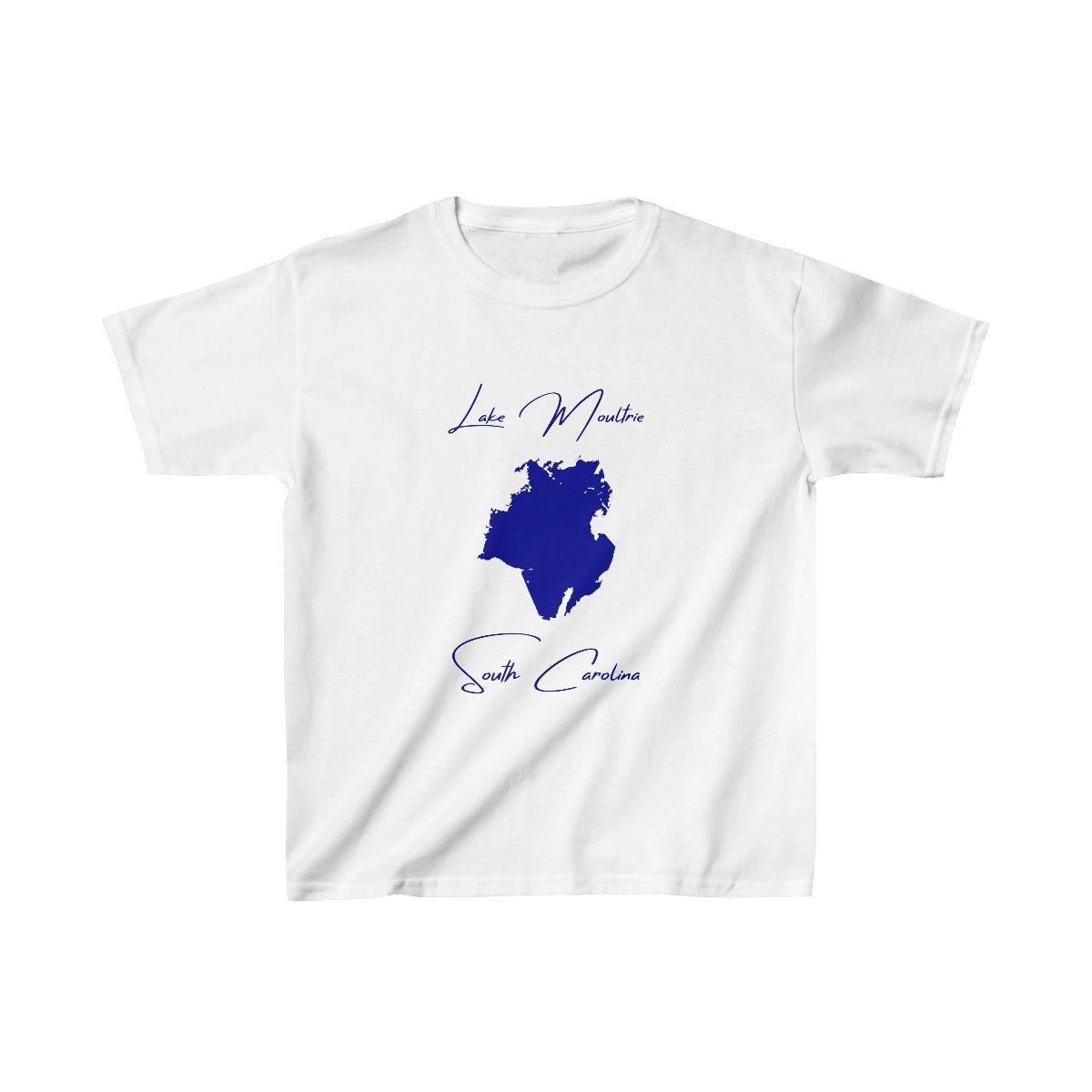 South  Carolina  Lake  Moultrie  Youth  T-shirt  front  position  view  from  front  white.webp