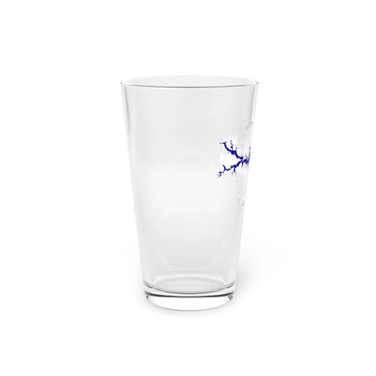 South  Carolina  Lake  Murray  16oz  Pint  Glass  front  position  view  from  left  16oz.webp