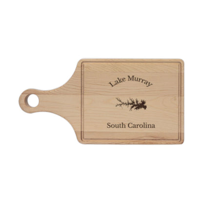South  Carolina  Lake  Murray  Engraved  Cutting  Board  front  position  view  from  front  maple.webp