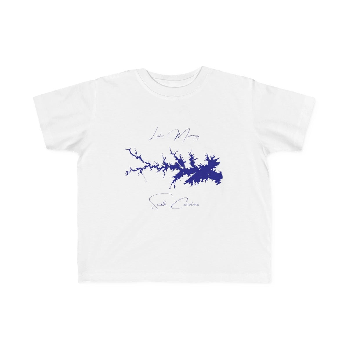 South  Carolina  Lake  Murray  Toddler  T-shirt  front  position  view  from  front  white.webp
