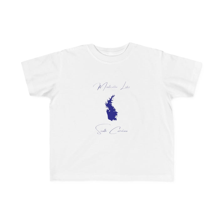 South  Carolina  Monticello  Lake  Toddler  T-shirt  front  position  view  from  front  white.webp