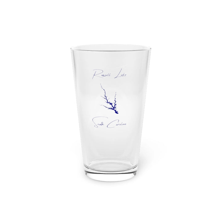 South  Carolina  Russell  Lake  16oz  Pint  Glass  front  position  view  from  front  16oz.webp