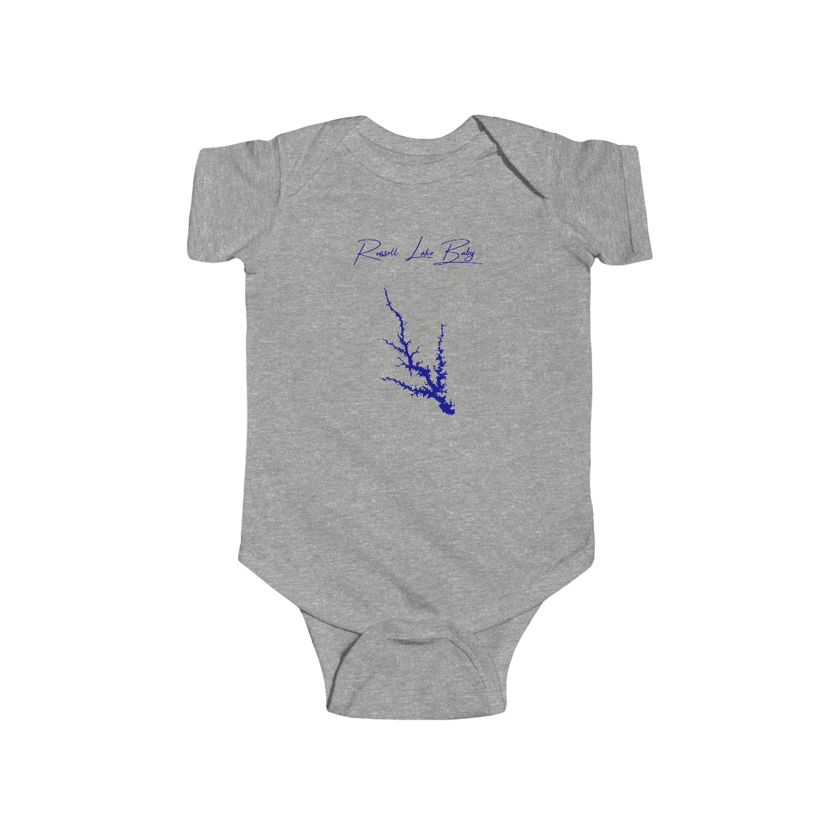 South  Carolina  Russell  Lake  Onesie  front  position  view  from  front  heather.webp