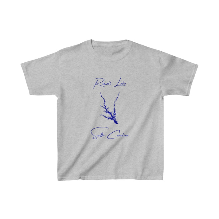South  Carolina  Russell  Lake  Youth  T-shirt  front  position  view  from  front  sport  grey.webp