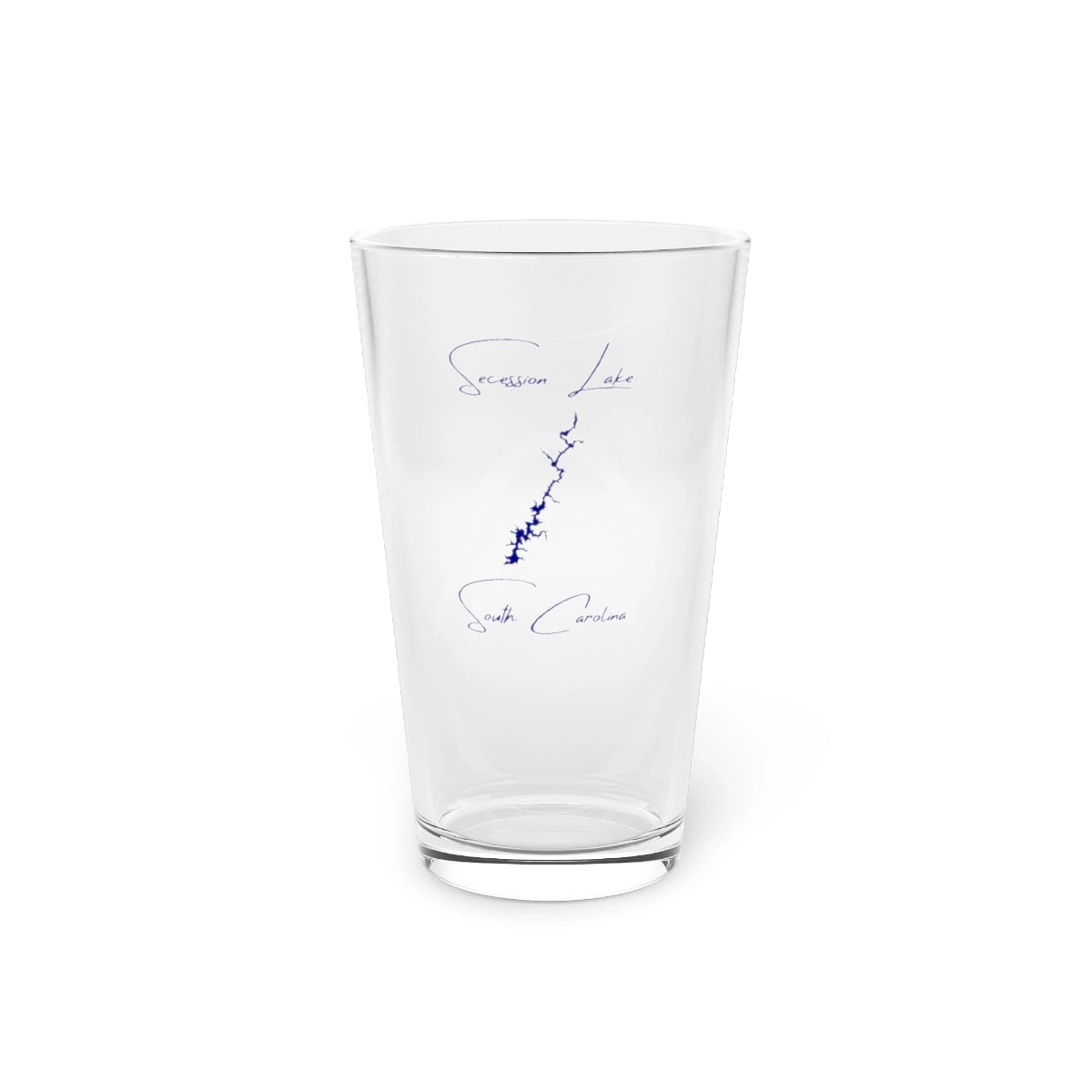 South  Carolina  Secession  Lake  16oz  Pint  Glass  front  position  view  from  front  16oz.webp