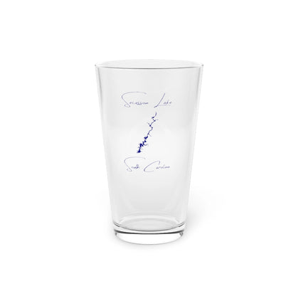 South  Carolina  Secession  Lake  16oz  Pint  Glass  front  position  view  from  front  16oz.webp
