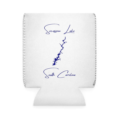 South  Carolina  Secession  Lake  Can  Koozie  front  position  view  from  front-1  white.webp