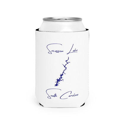 South  Carolina  Secession  Lake  Can  Koozie  front  position  view  from  front-2  white.webp