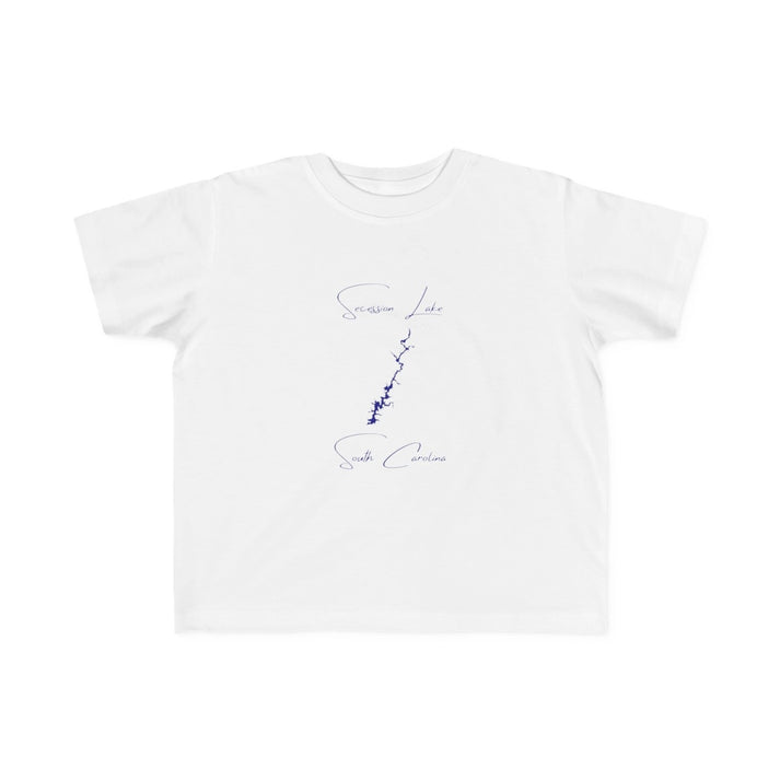 South  Carolina  Secession  Lake  Toddler  T-shirt  front  position  view  from  front  white.webp