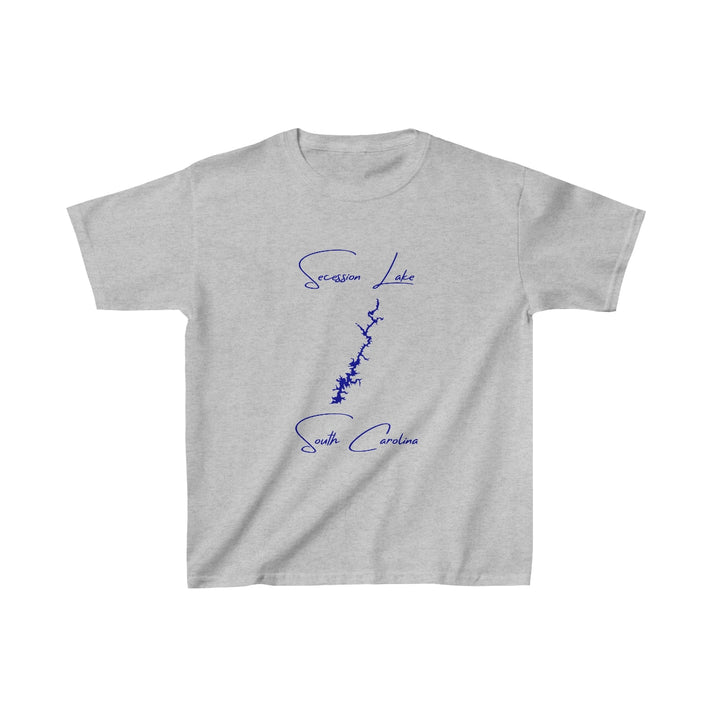 South  Carolina  Secession  Lake  Youth  T-shirt  front  position  view  from  front  sport  grey.webp