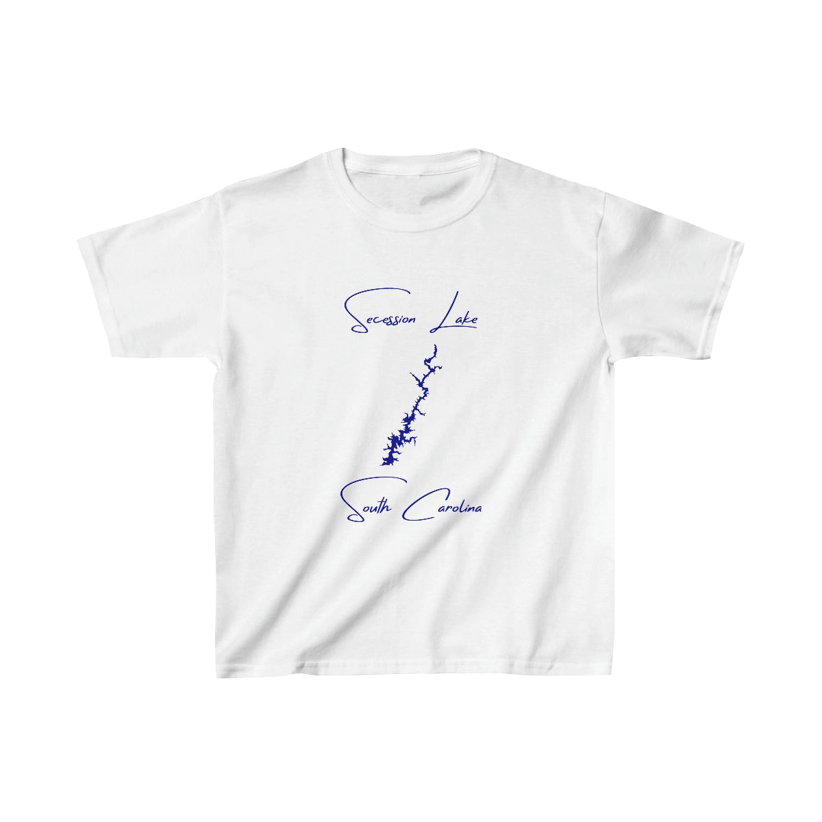 South  Carolina  Secession  Lake  Youth  T-shirt  front  position  view  from  front  white.webp