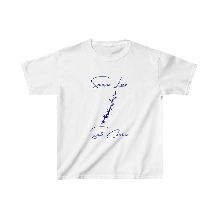 South  Carolina  Secession  Lake  Youth  T-shirt  front  position  view  from  front  white.webp