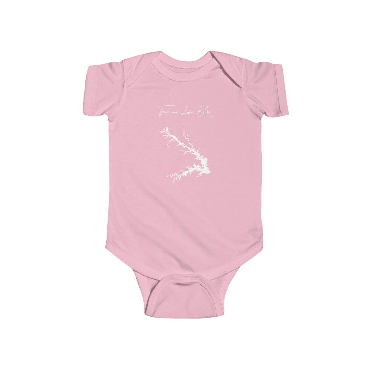 South  Carolina  Thurmond  Lake  Onesie  front  position  view  from  front  pink.webp