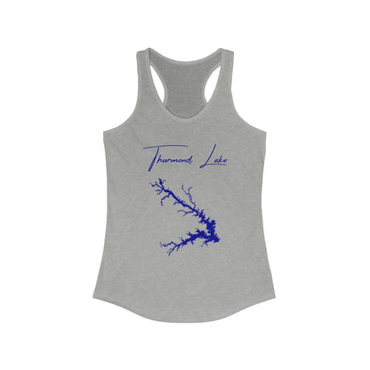 South  Carolina  Thurmond  Lake  Racerback-Tank  front  position  view  from  front  heather  grey.webp