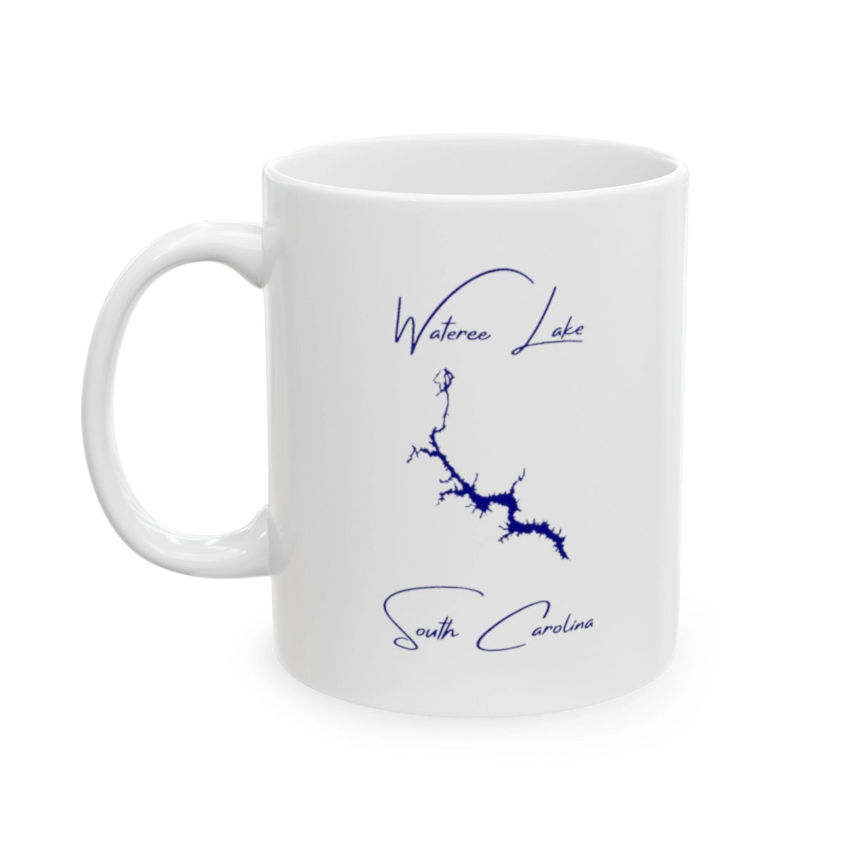 South  Carolina  Wateree  Lake  Ceramic  Mug  other  position  view  from  left  11oz.webp