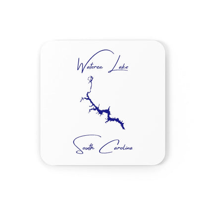South  Carolina  Wateree  Lake  Coaster  Set  front  position  view  from  front  3.75  x  3.75.webp